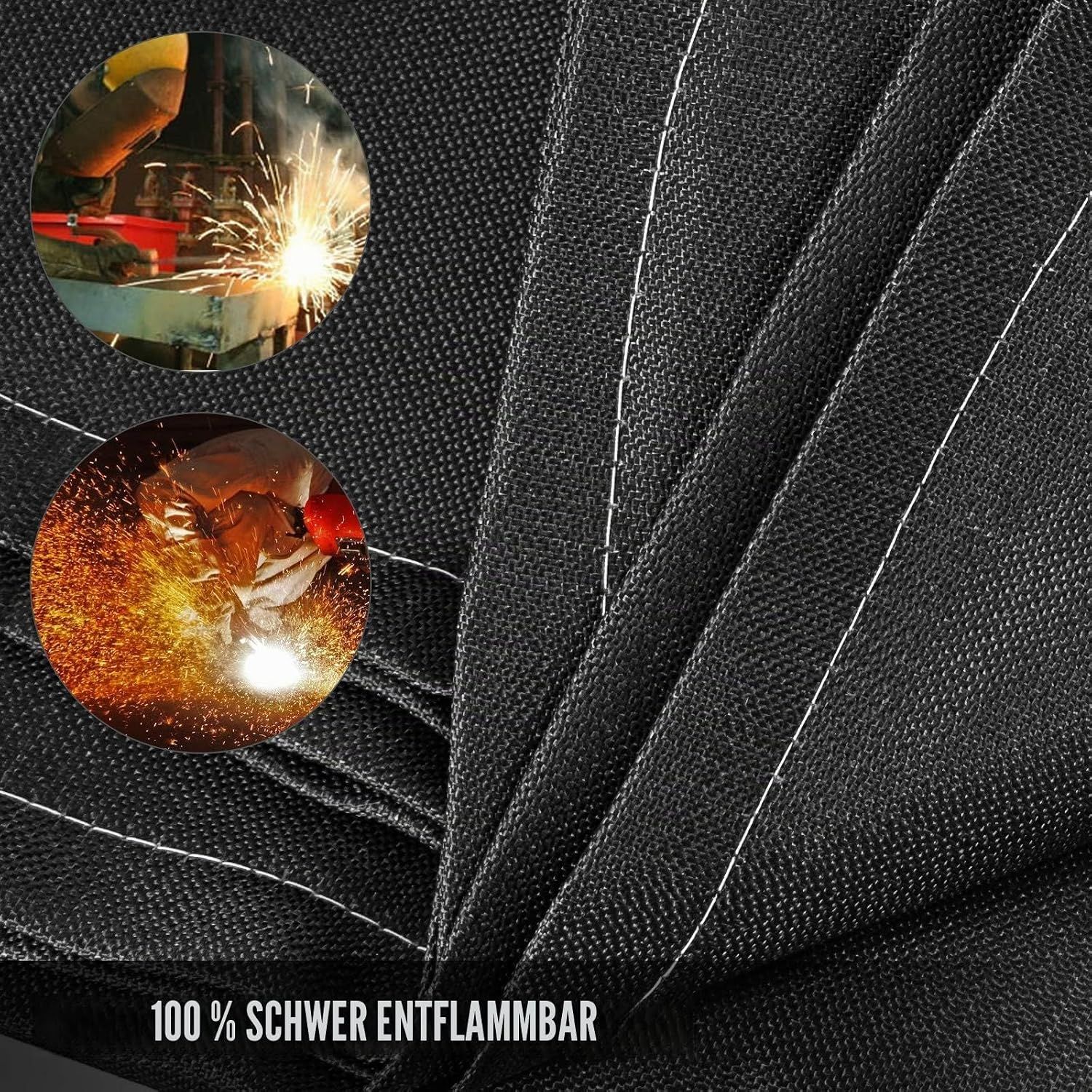 2.4 x 3m Welding Fire Blanket – Heavy-Duty Fiberglass Heat &amp; Flame Protection