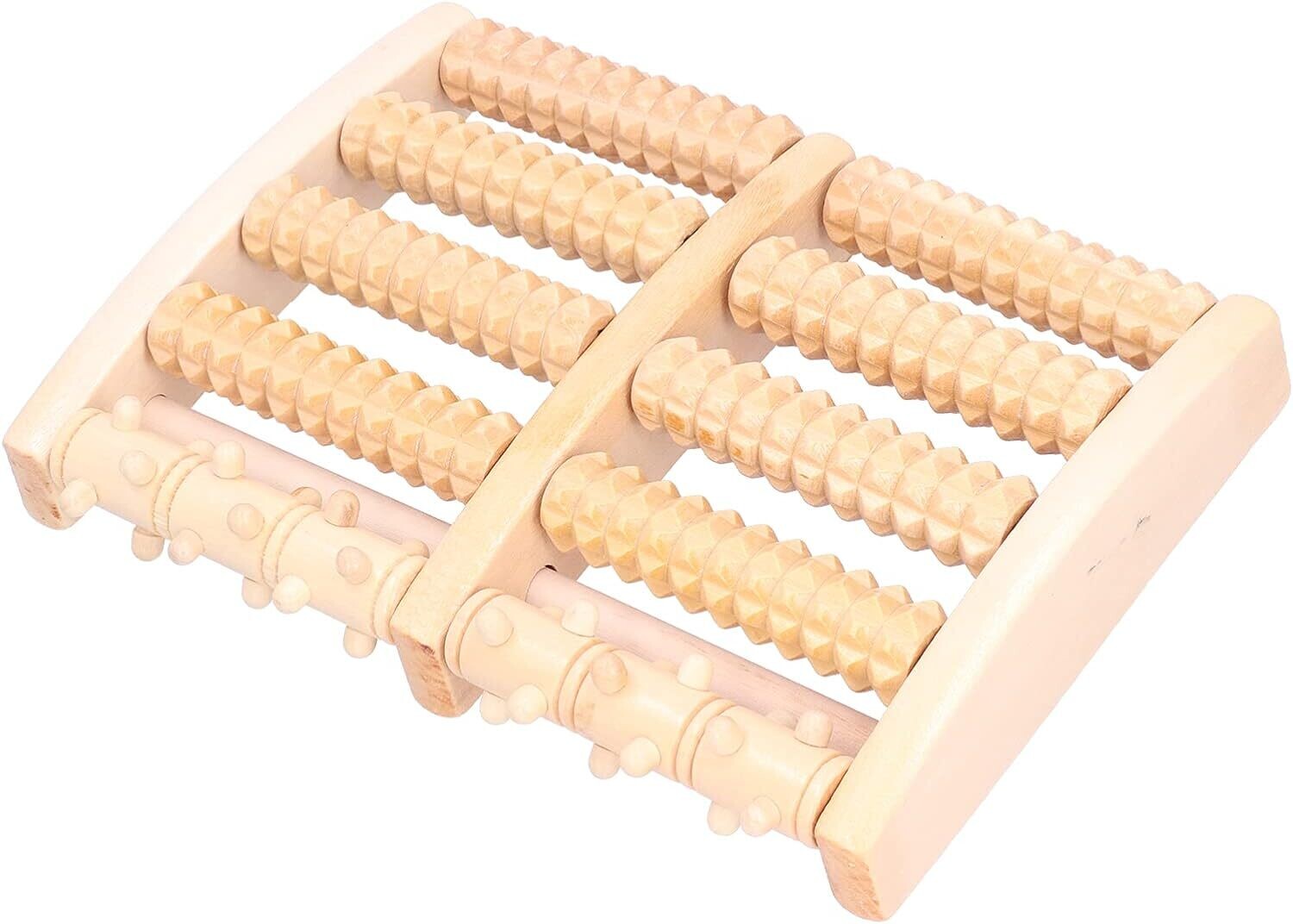 Wooden Foot Massager Roller, Lightweight Massager Bamboo Massager Durable