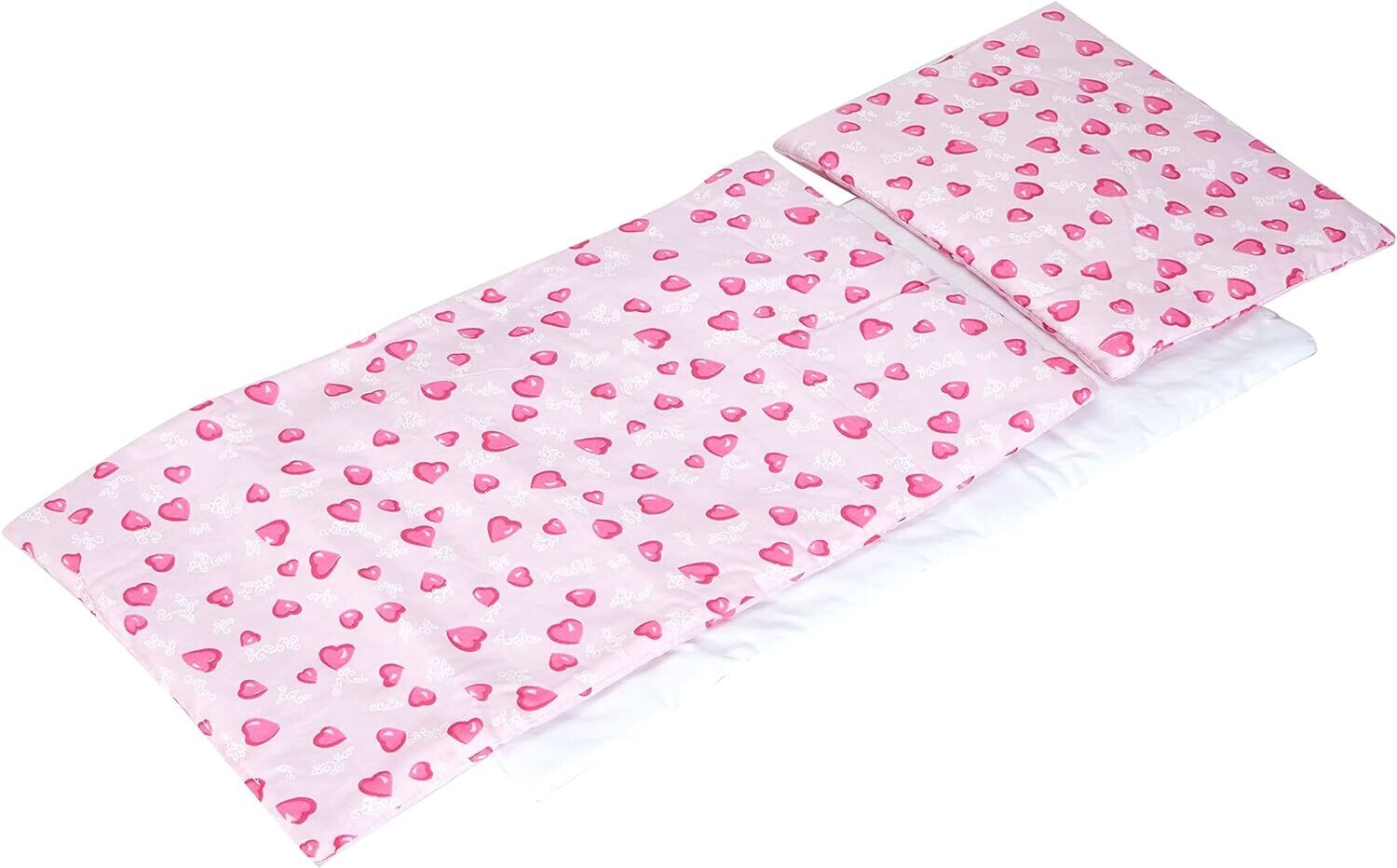 Bedding Set for Doll's Pram – Soft and Cozy Mattress, Blanket, and Pillow for Doll Stroller