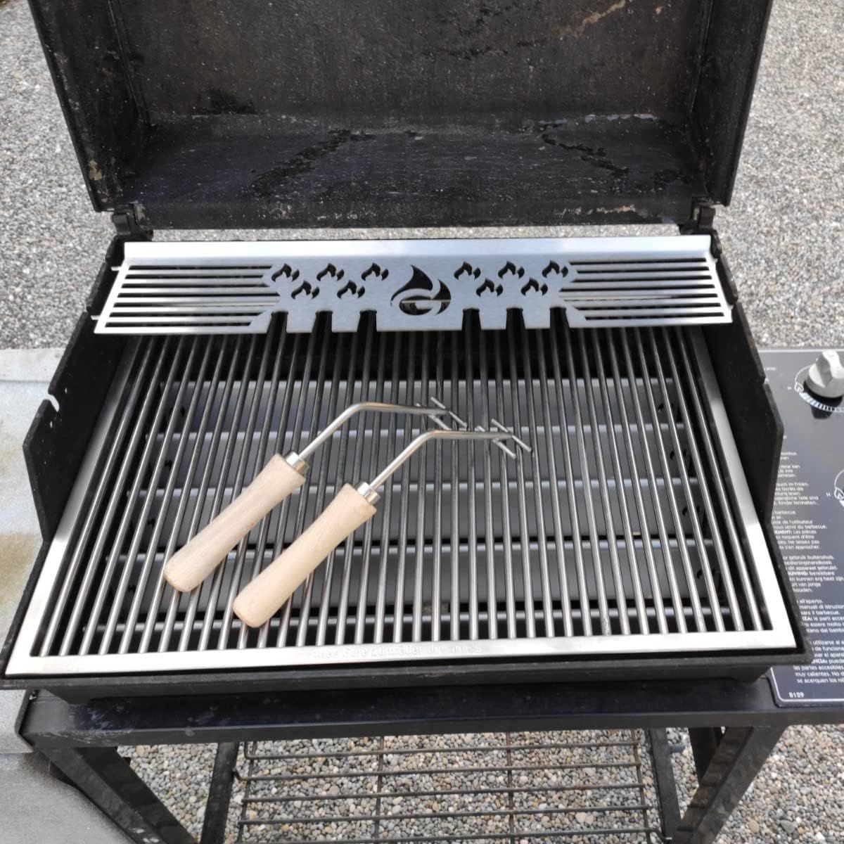 Stainless Steel Chicken Drumstick Grill Rack for Weber Genesis II 300 Series