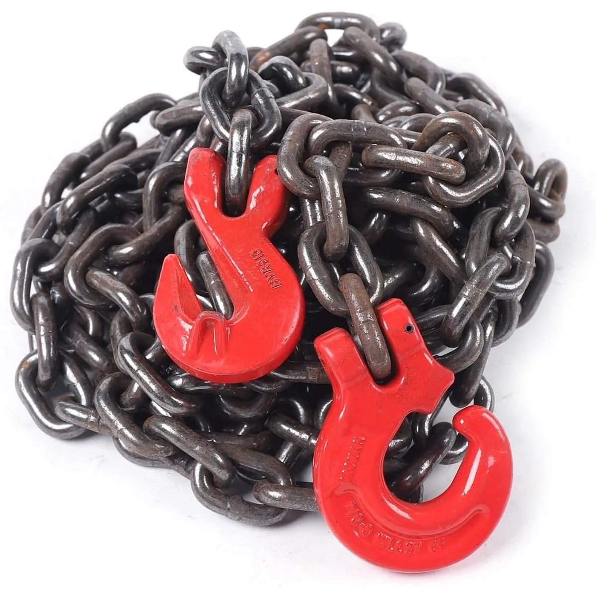 Set of 8mm × 5m Heavy-Duty Single Leg Chain Sling – 2 Ton Capacity