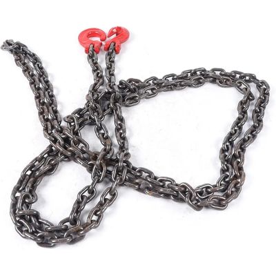 Set of 8mm × 5m Heavy-Duty Single Leg Chain Sling – 2 Ton Capacity
