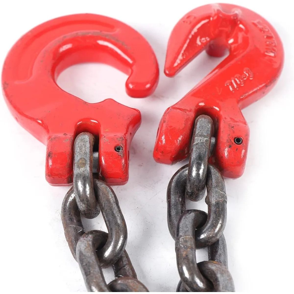 Set of 8mm × 5m Heavy-Duty Single Leg Chain Sling – 2 Ton Capacity