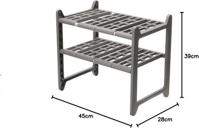 Extendable Undercabinet Rack Aluminium Storage