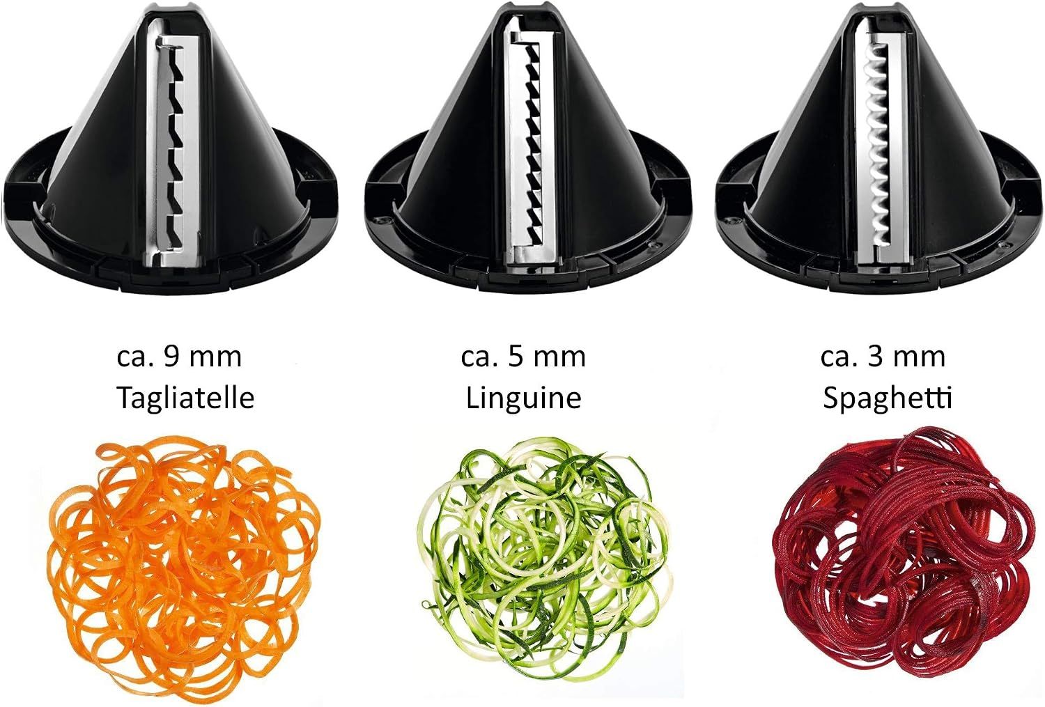 Pro Electric Vegetable Spiralizer – 80W Automatic Vegetable Noodle Cutter