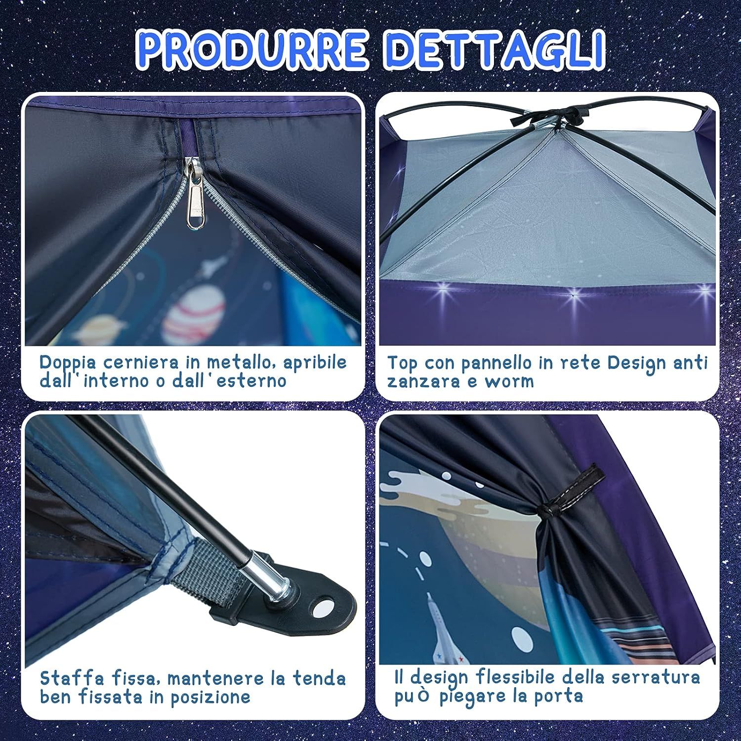Children's Dream Room Play Tent – Space Adventure