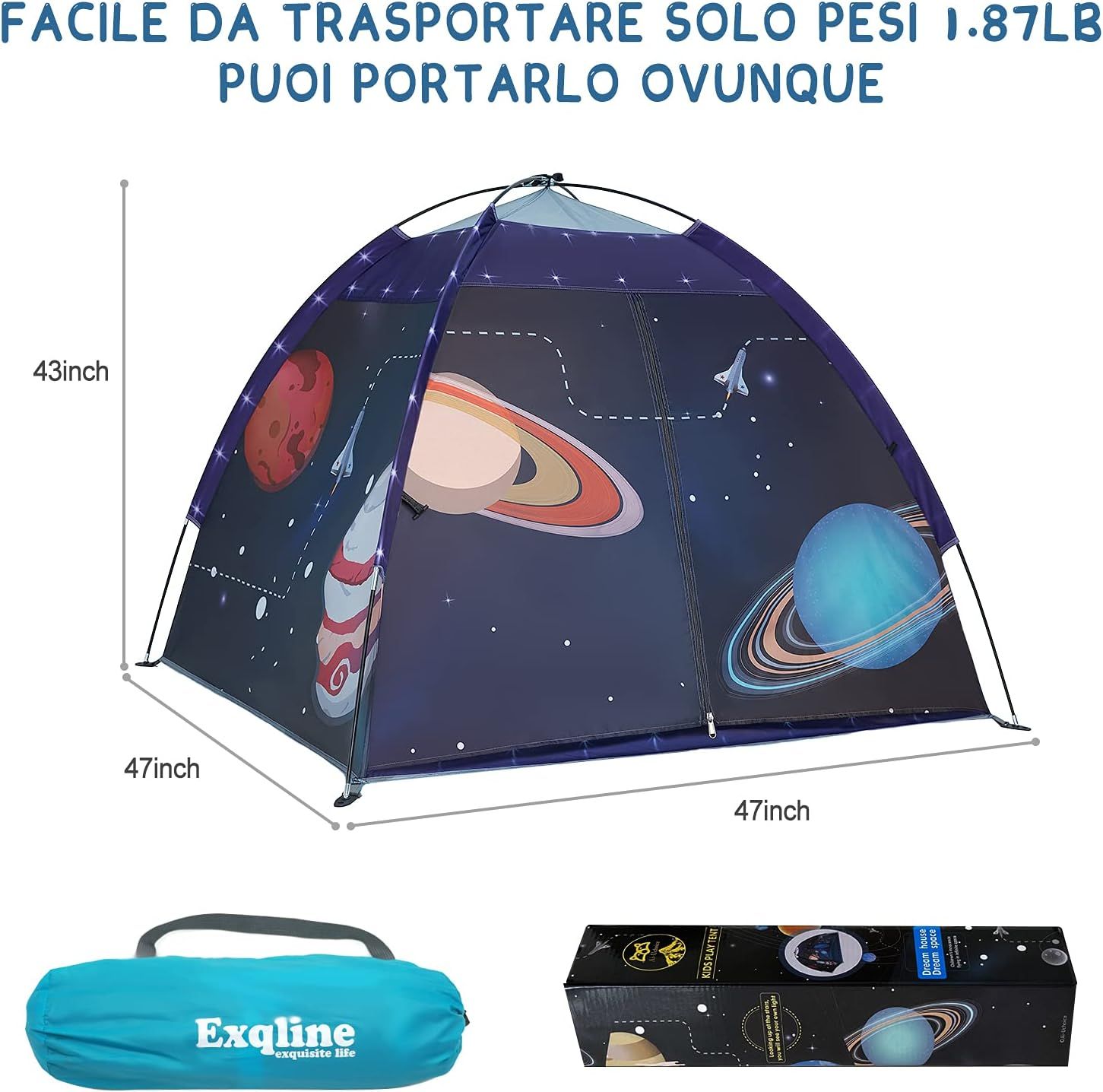 Children's Dream Room Play Tent – Space Adventure