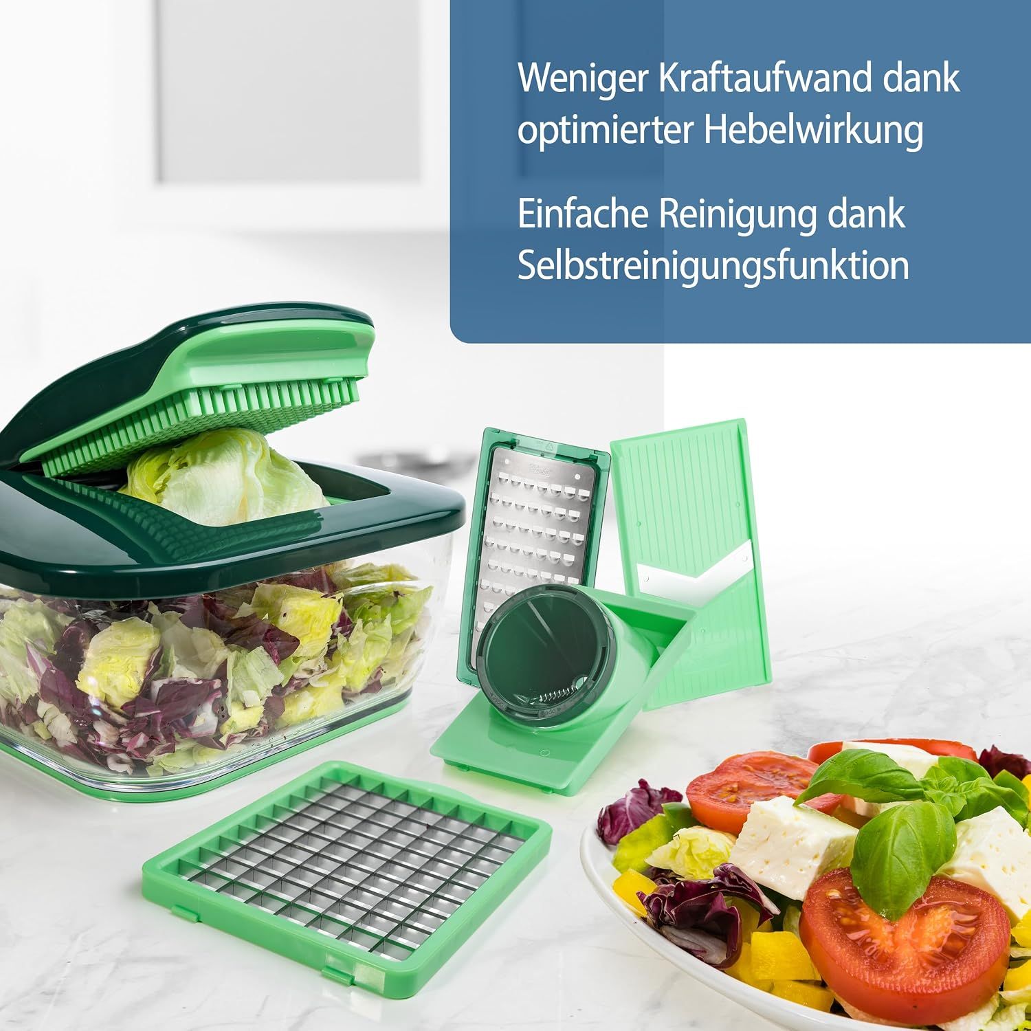 Vegetable Chopper Slicer Dicer 15 Piece Kitchen Set