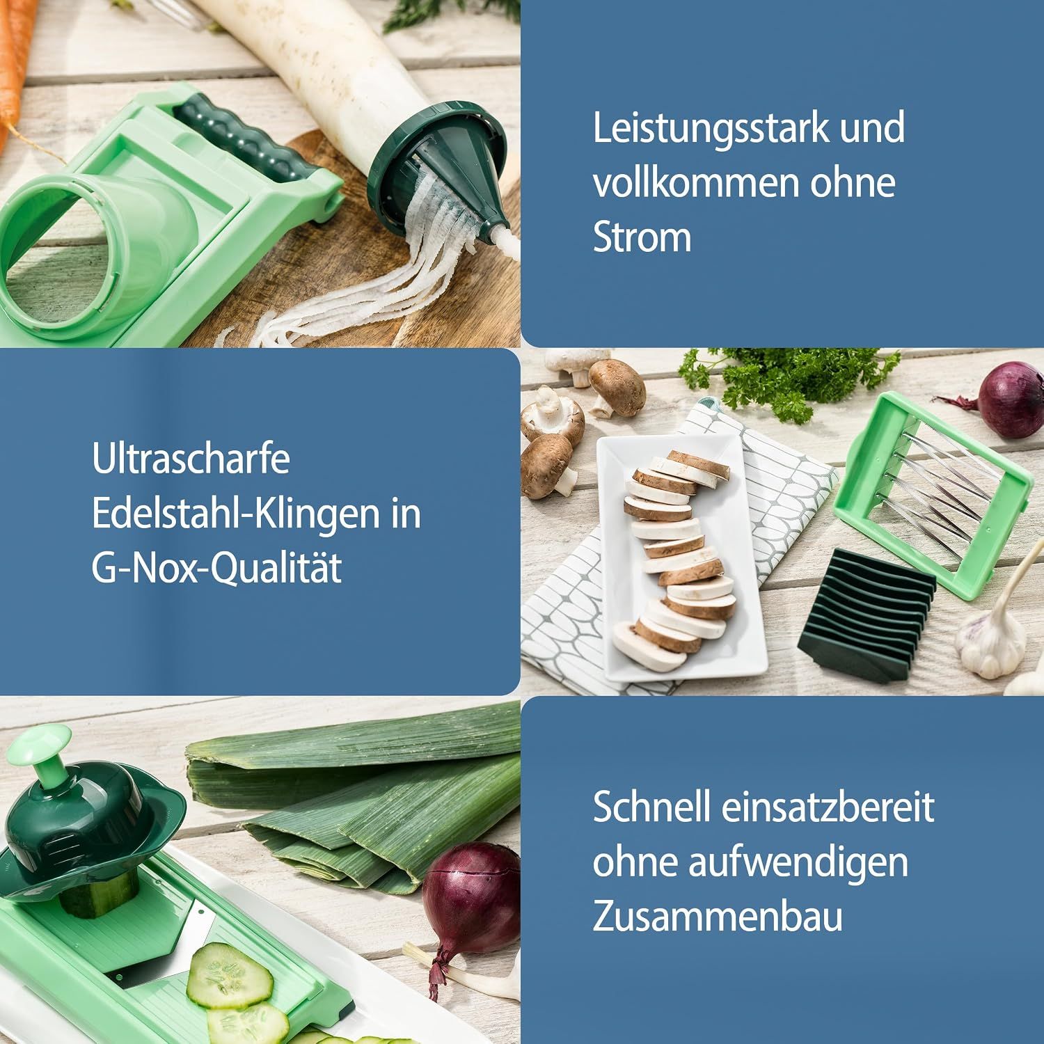 Vegetable Chopper Slicer Dicer 15 Piece Kitchen Set