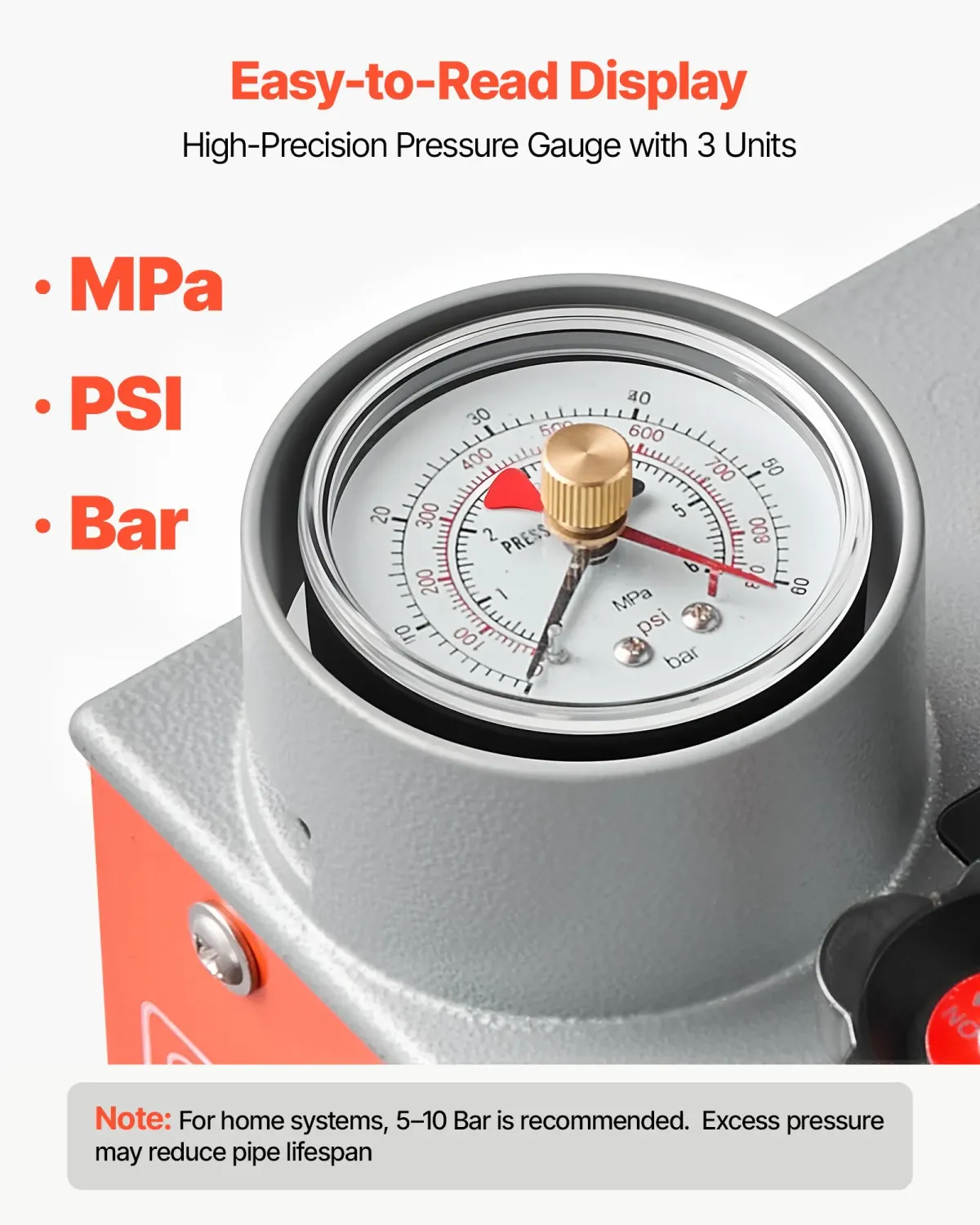 Pump for Pressure Manual Hydrostatic Test Pump – 0–50 Bar