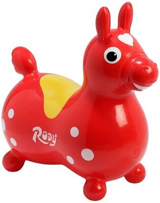 Rody Jumping Horse – Red | Size M | Kids’ Bouncy Ride-On Toy