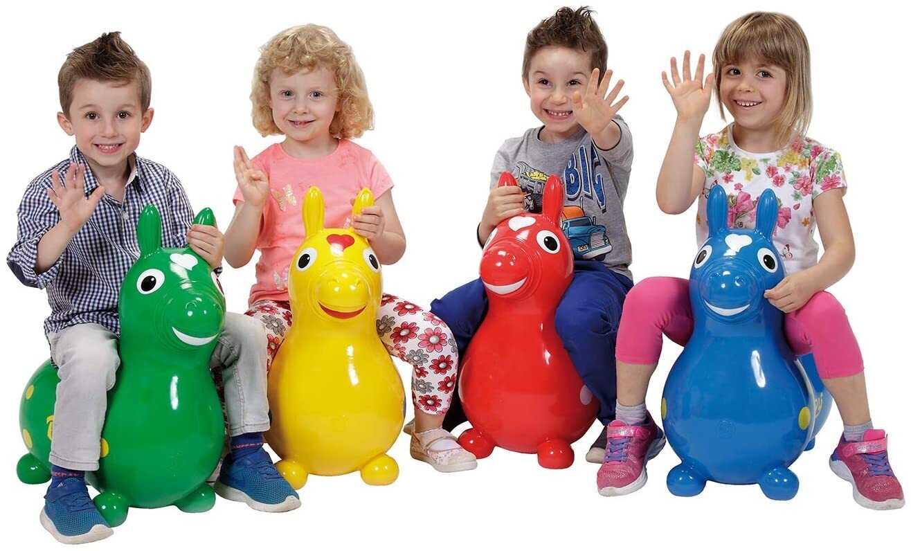 Rody Jumping Horse – Red | Size M | Kids’ Bouncy Ride-On Toy