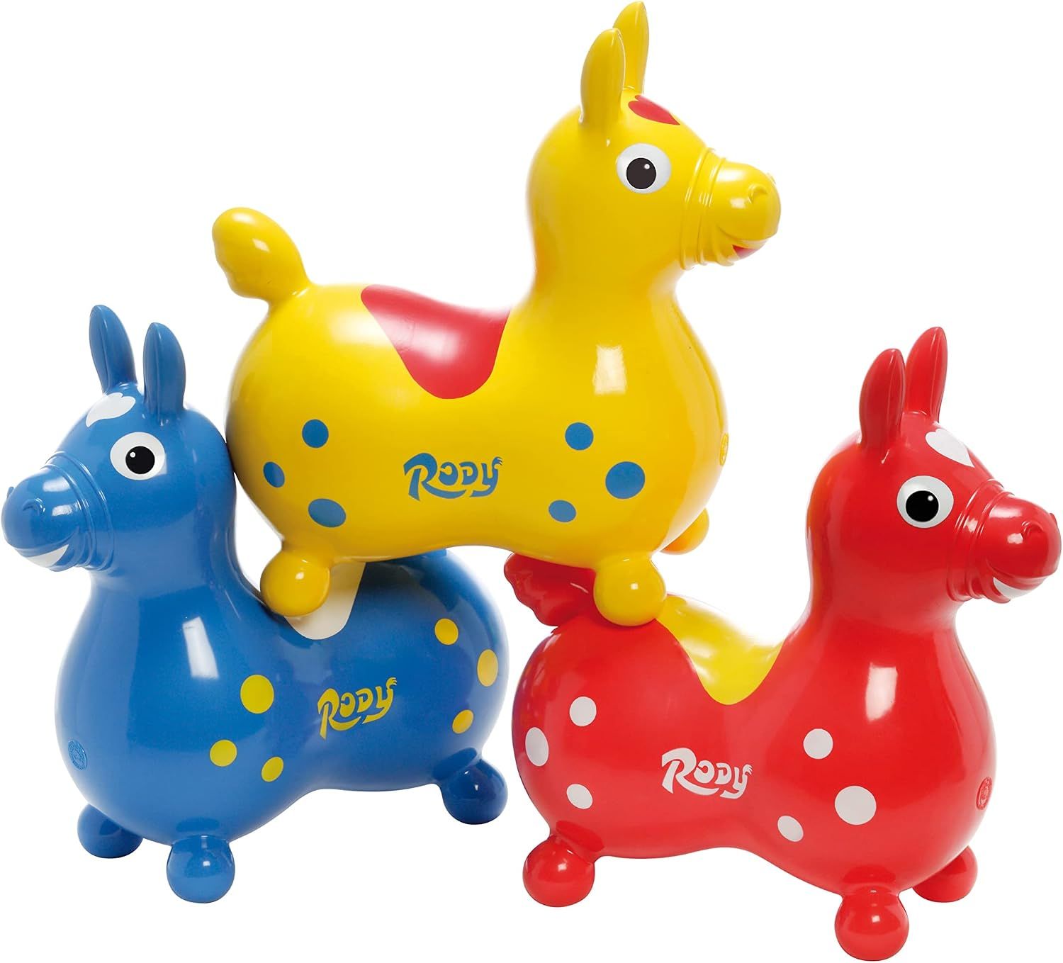 Rody Jumping Horse – Red | Size M | Kids’ Bouncy Ride-On Toy