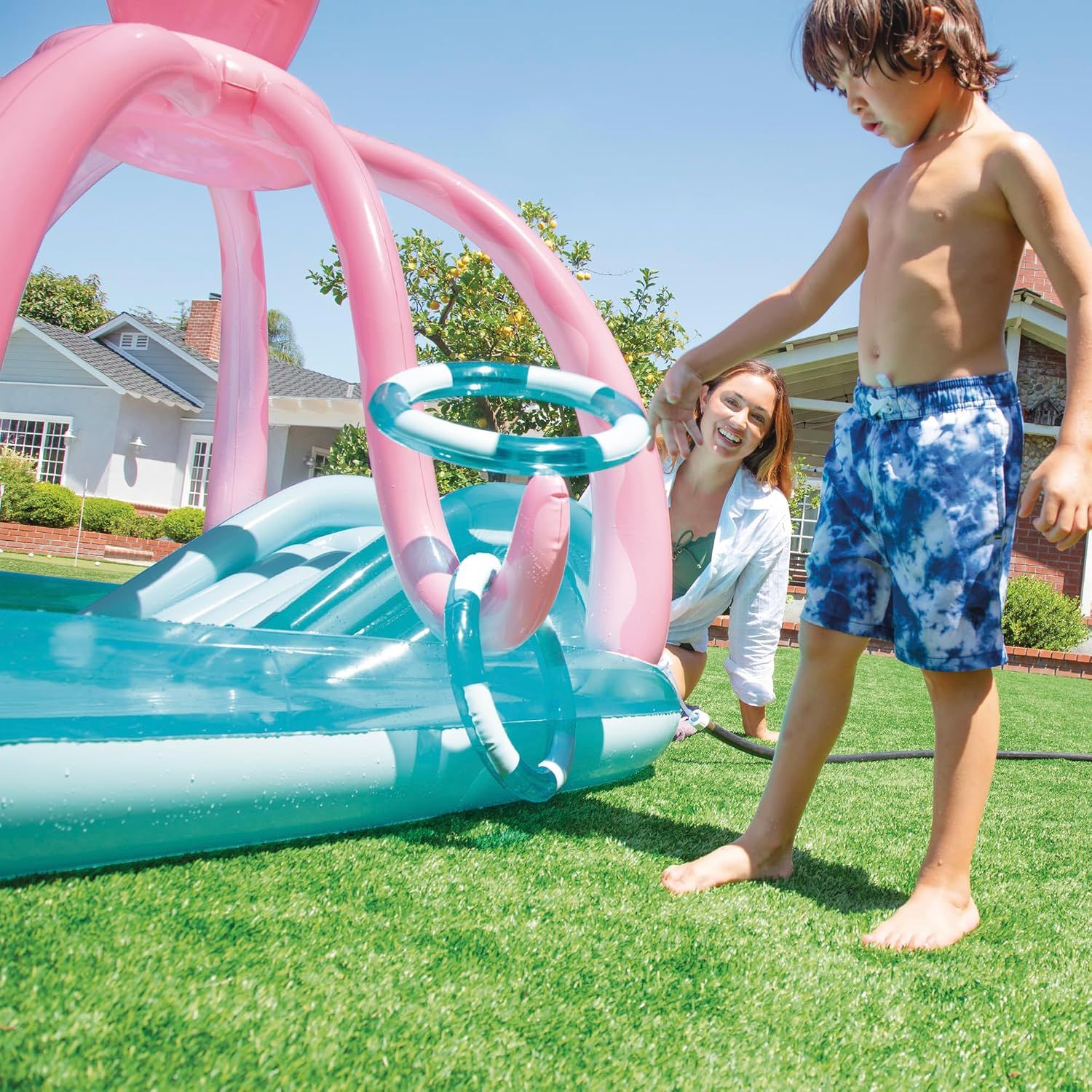 Octopus Play Center Inflatable Kids Water Park