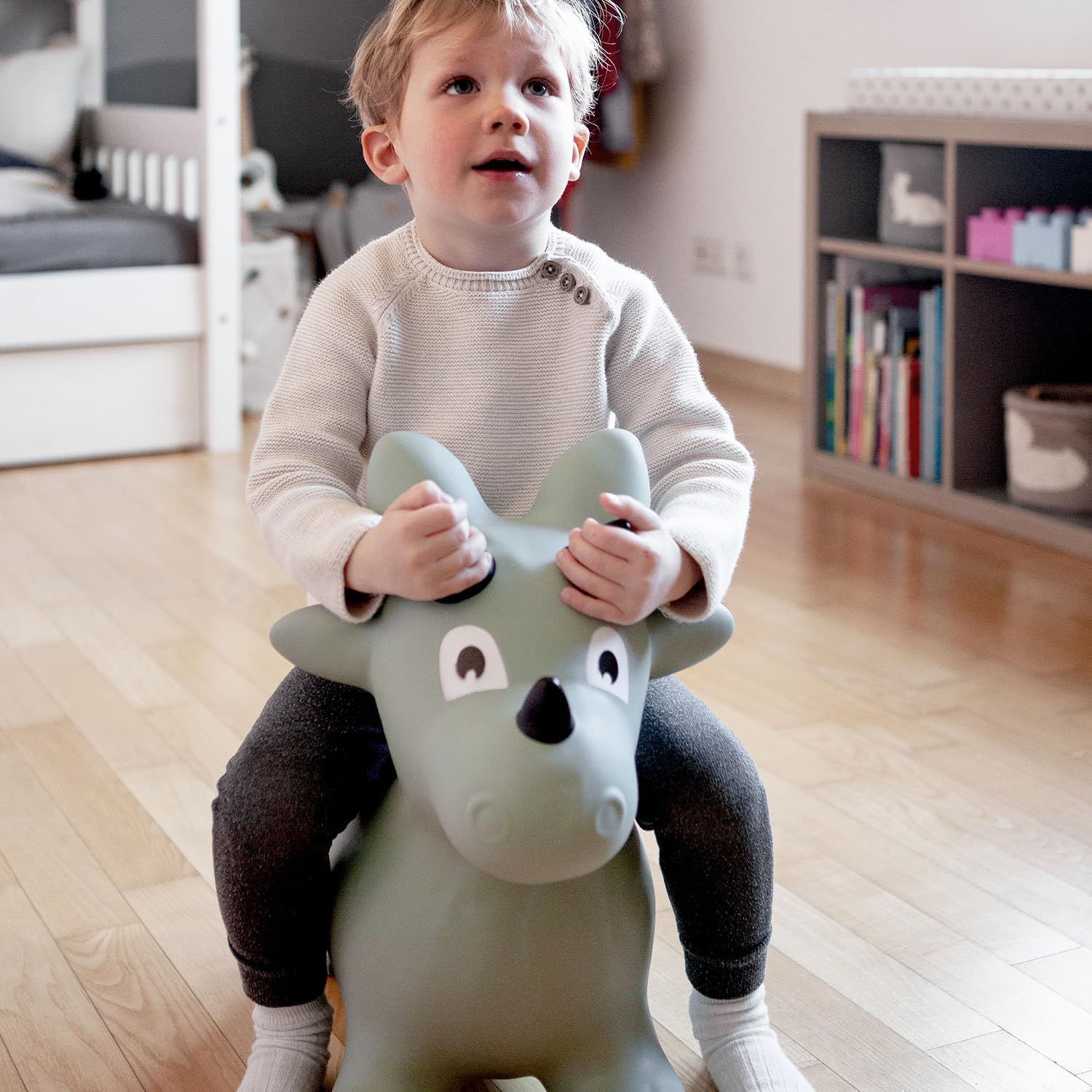 Bouncy Dinosaur Animal Toy for Children – Inflatable, Fun, and Safe Ride-On Toy for Kids' Playtime and Physical Activity