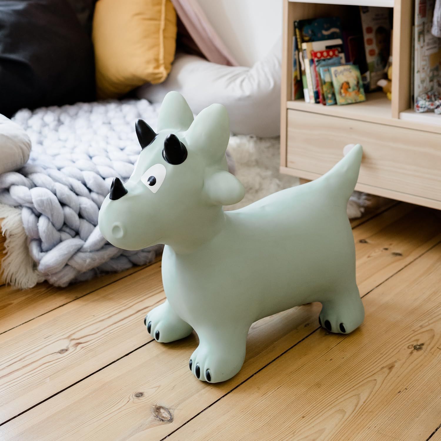 Bouncy Dinosaur Animal Toy for Children – Inflatable, Fun, and Safe Ride-On Toy for Kids' Playtime and Physical Activity