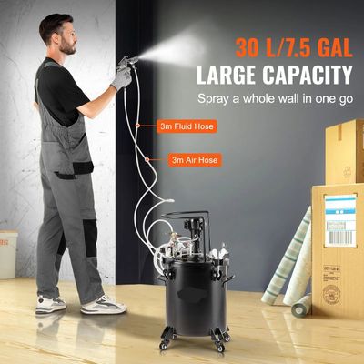 30L Pressure Paint Pot Tank with Spray Gun