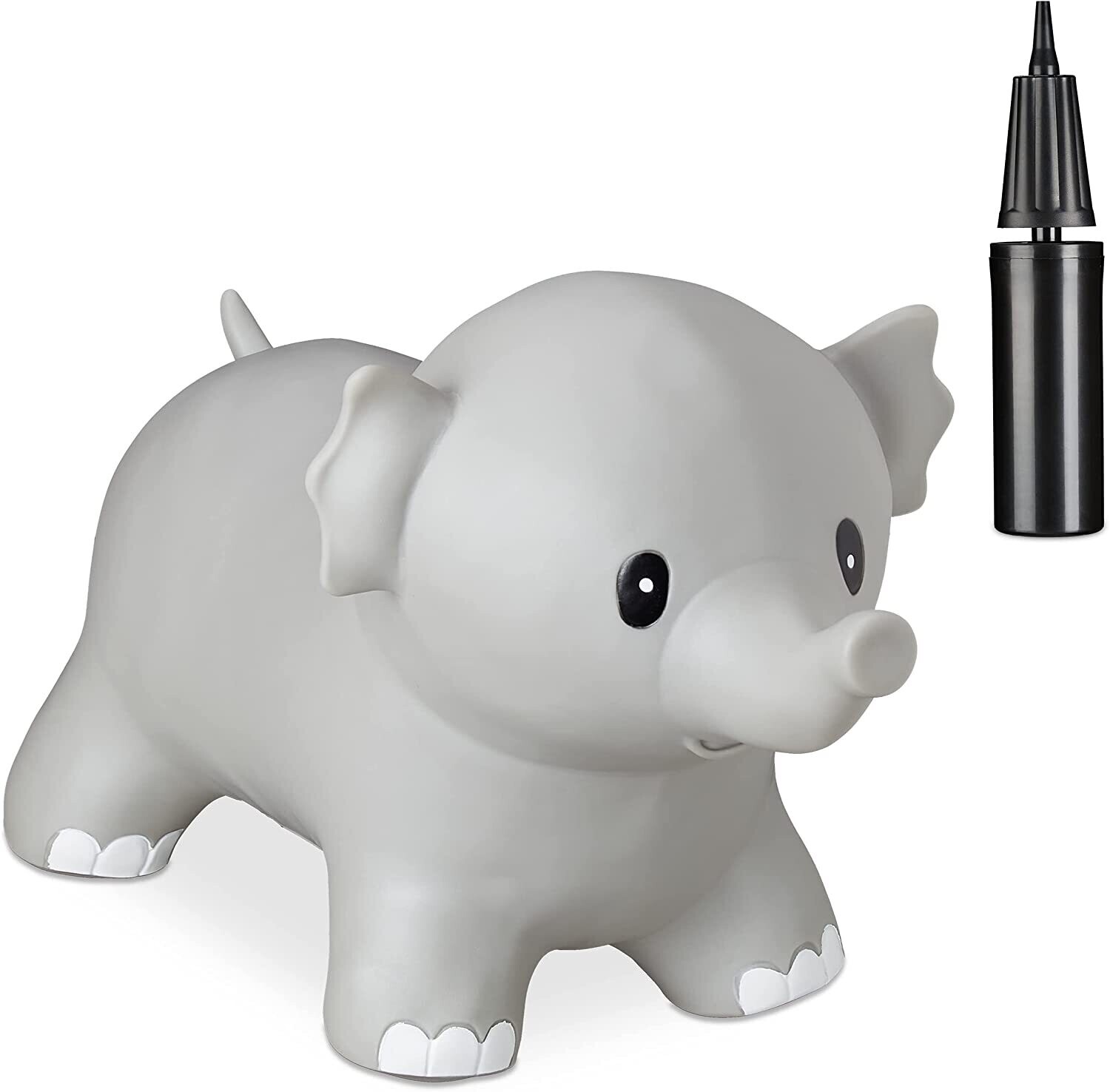 Elephant Jumping Animal with Air Pump – Inflatable Ride-On Toy for Kids with Fun Bouncing Action
