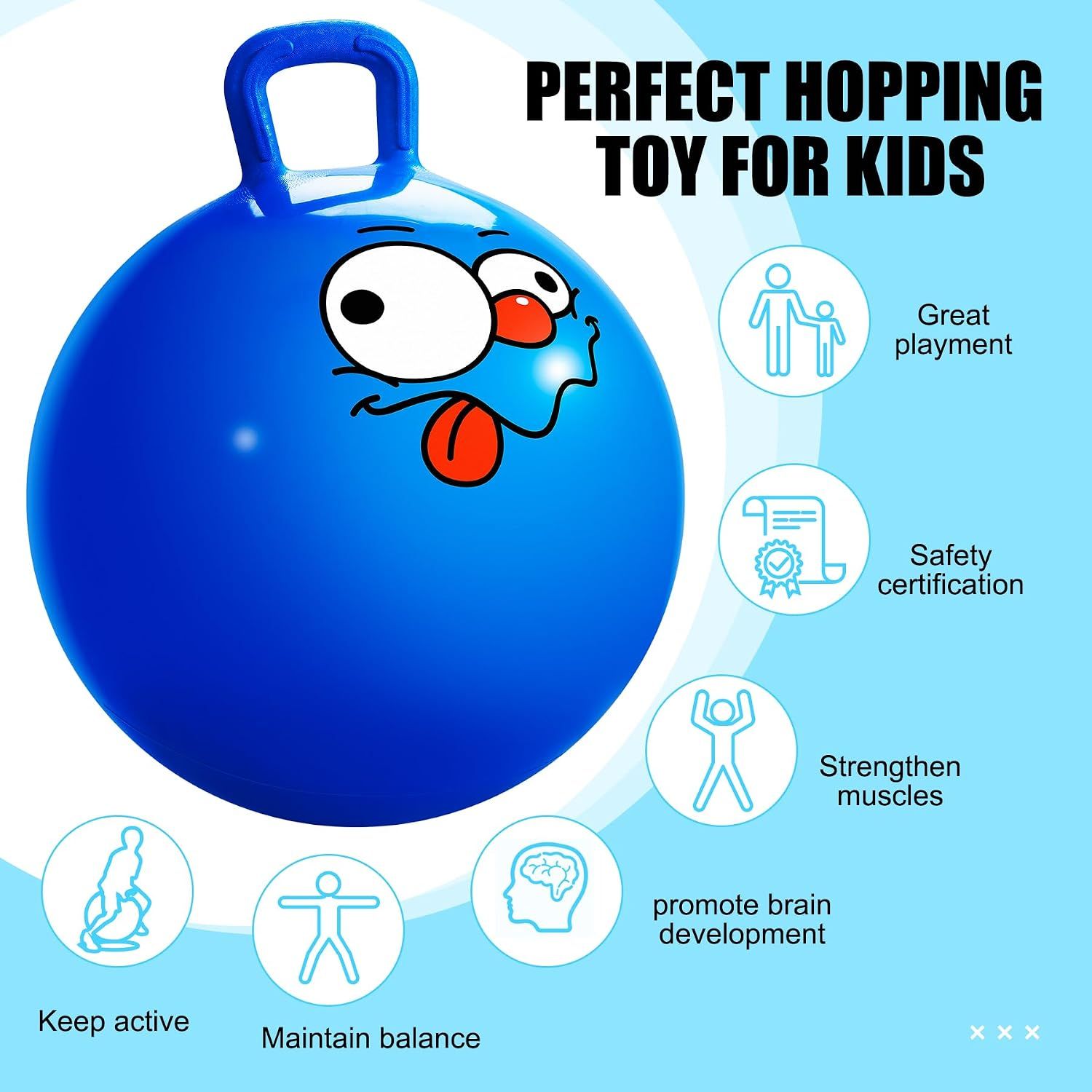 Space Hopper Ball with Pump