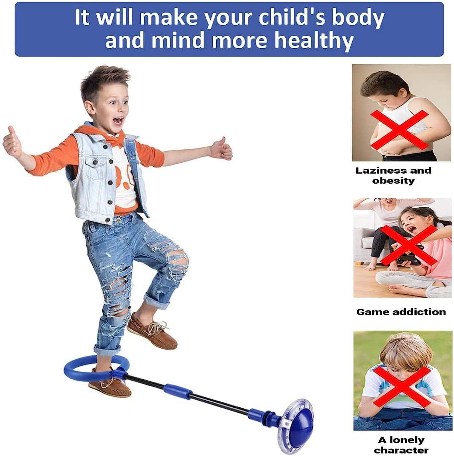 Flashing Jump Ring Exercise Toy for Children and Adults