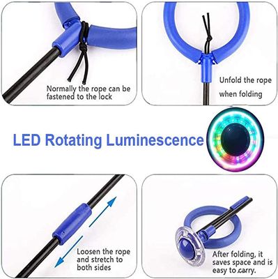 Flashing Jump Ring Exercise Toy for Children and Adults