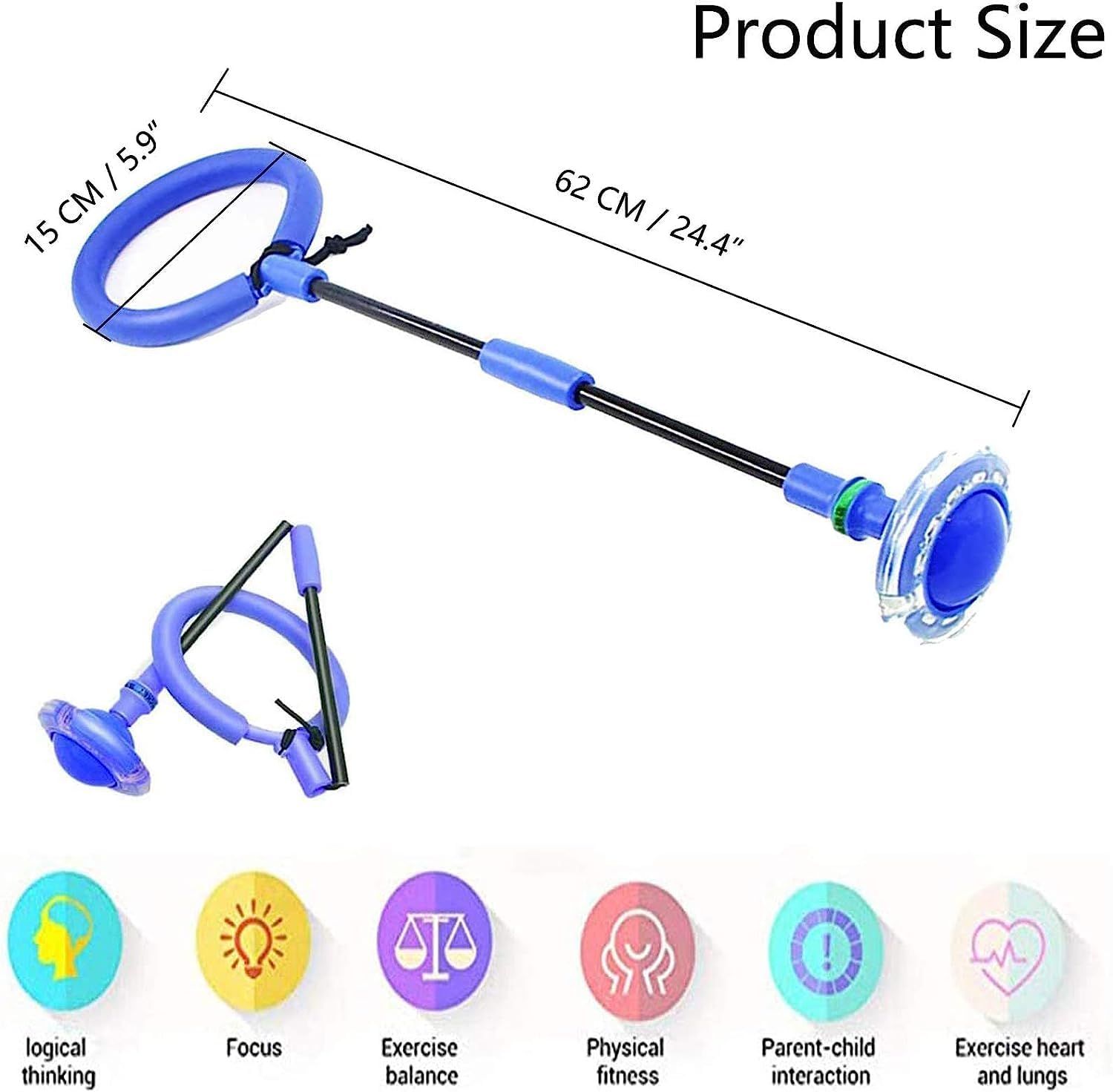 Flashing Jump Ring Exercise Toy for Children and Adults
