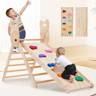 Wooden Climbing Triangle for Sliding and Climbing