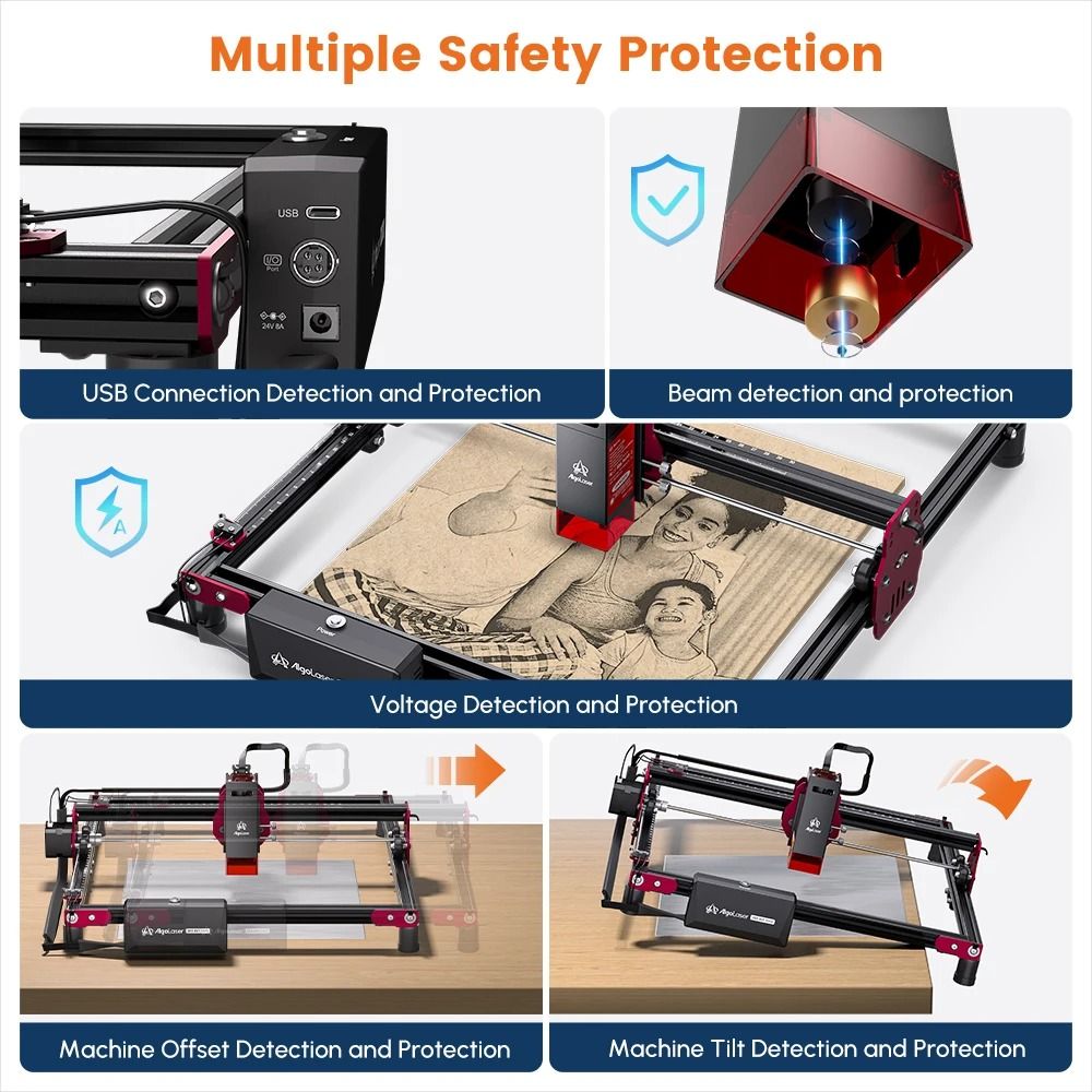 5W DIY Laser Engraving Machine – Smart Laser Engraver Kitt