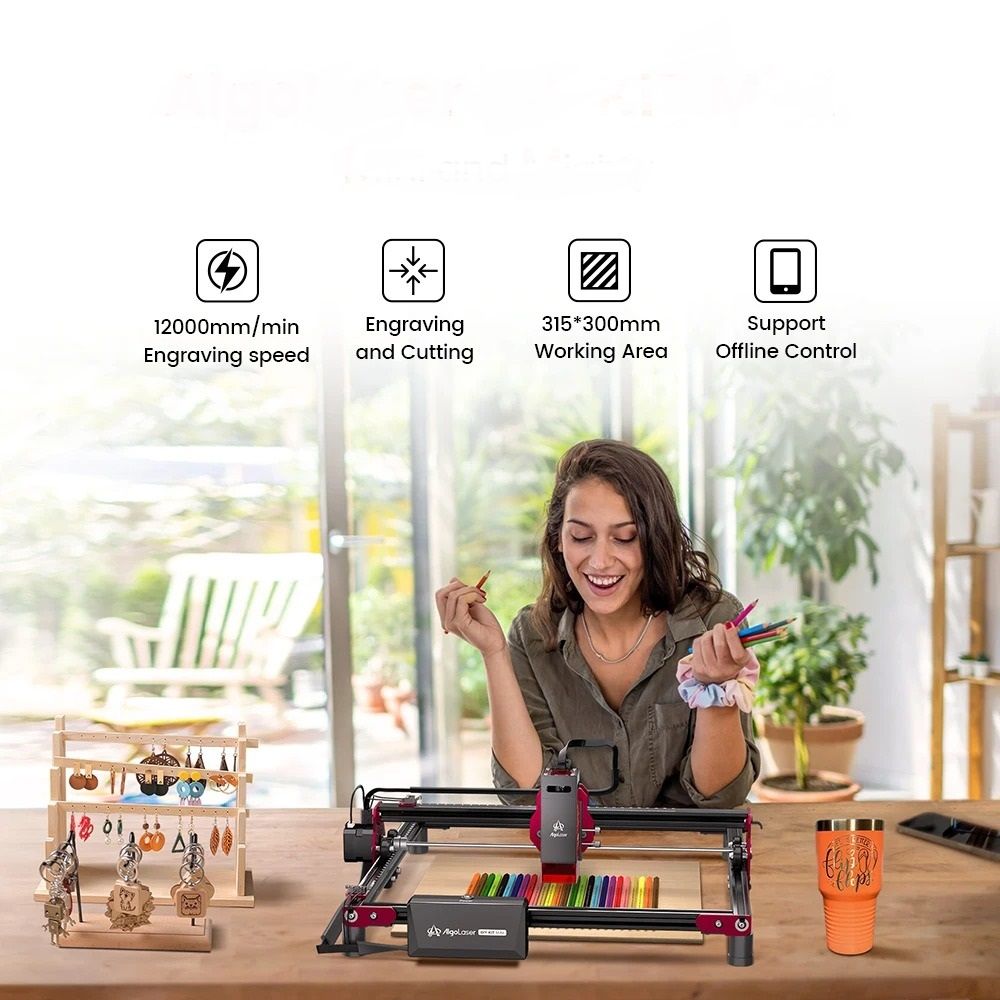 5W DIY Laser Engraving Machine – Smart Laser Engraver Kitt