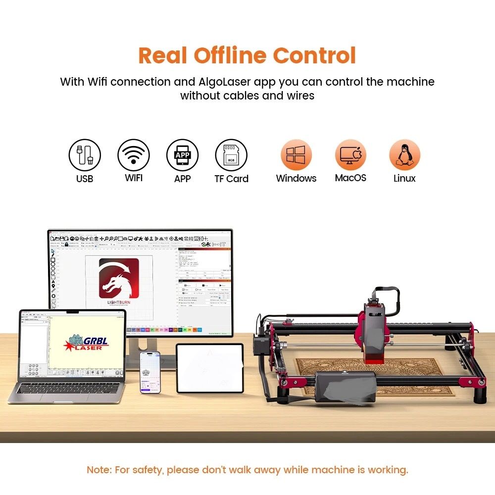 5W DIY Laser Engraving Machine – Smart Laser Engraver Kitt