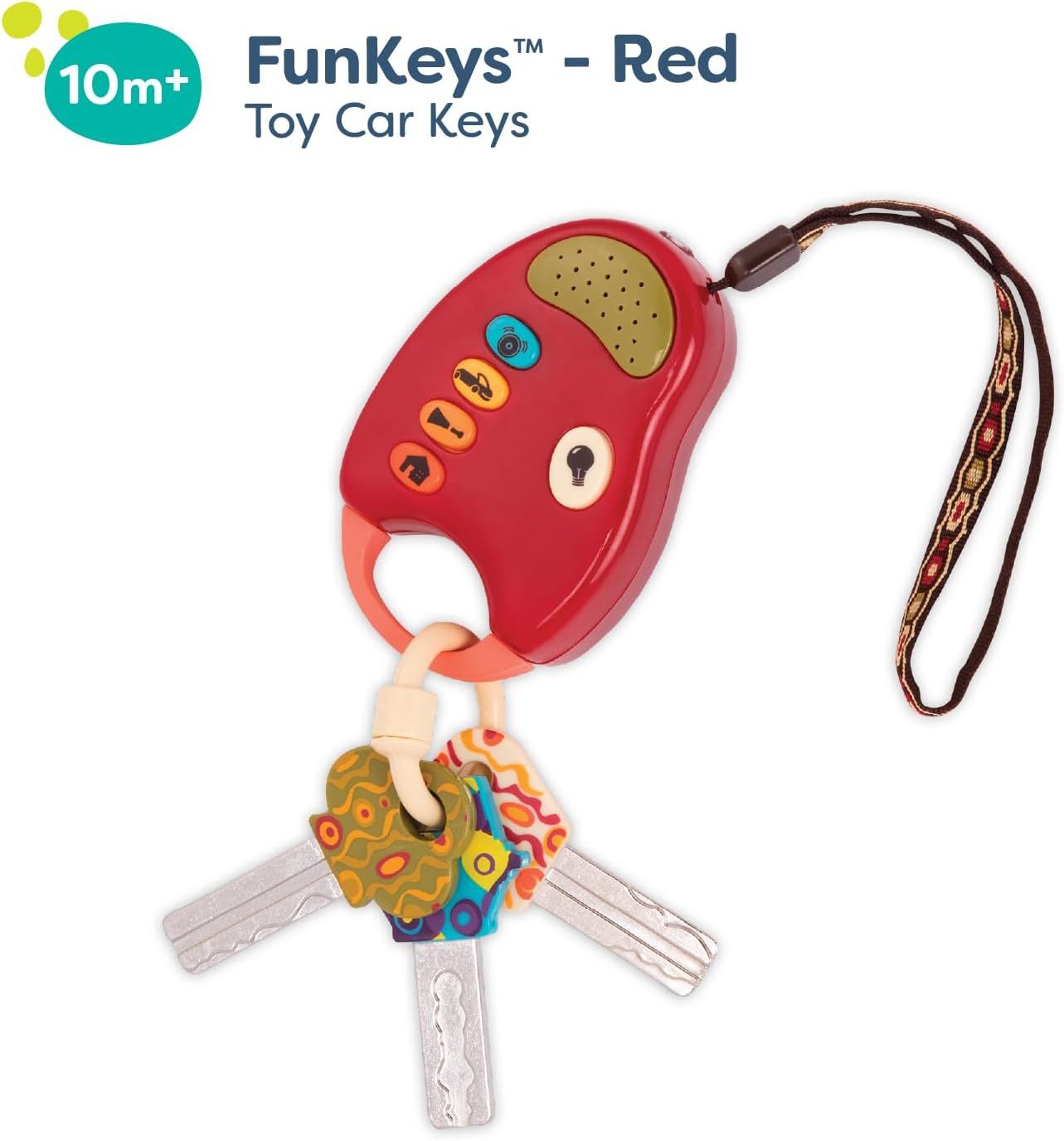 Baby Toy Car Keys with Lights and Sounds