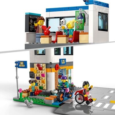 LEGO 60329 City School Day with Bus Toy
