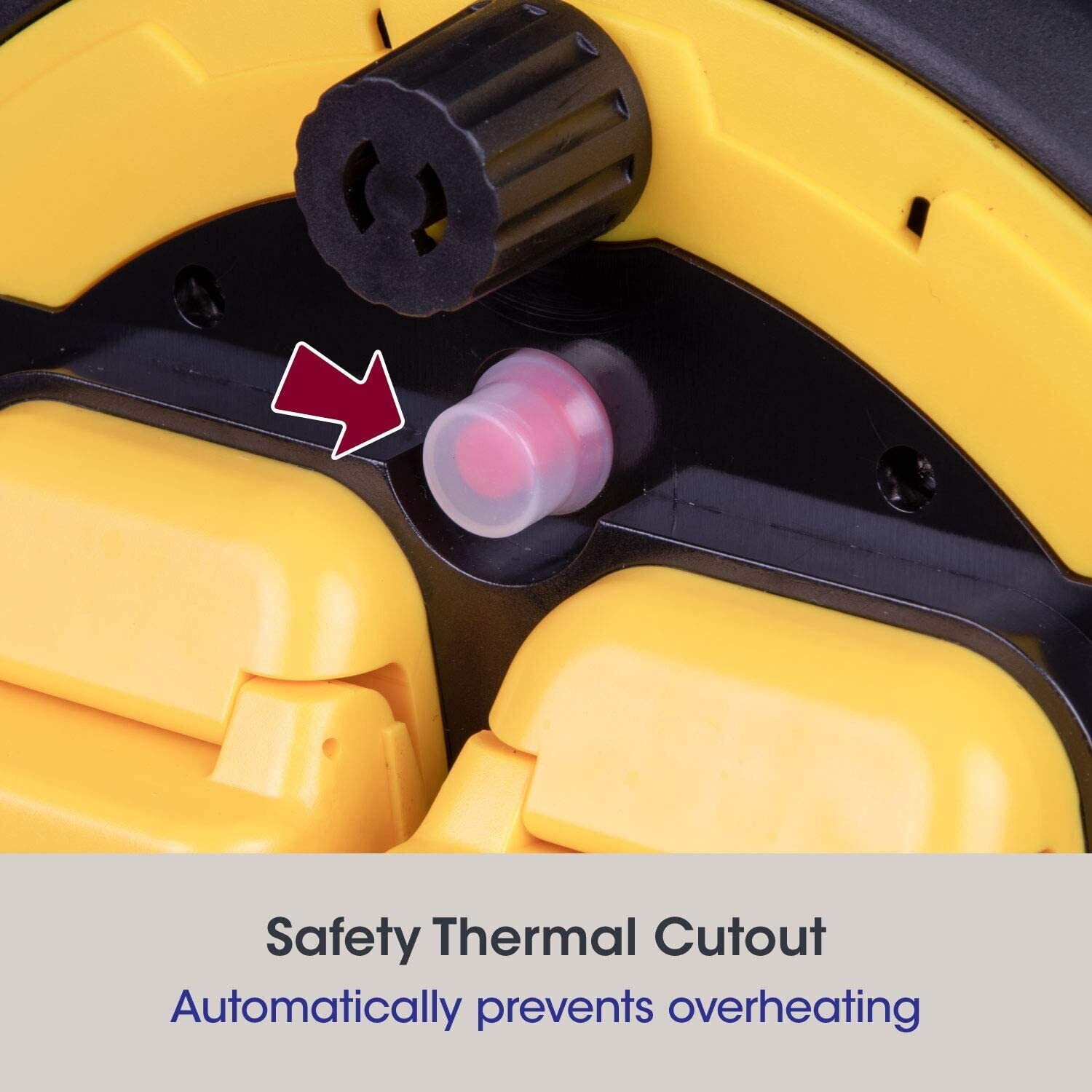 Weatherproof Garden Power Socket 2 Way Case Reel