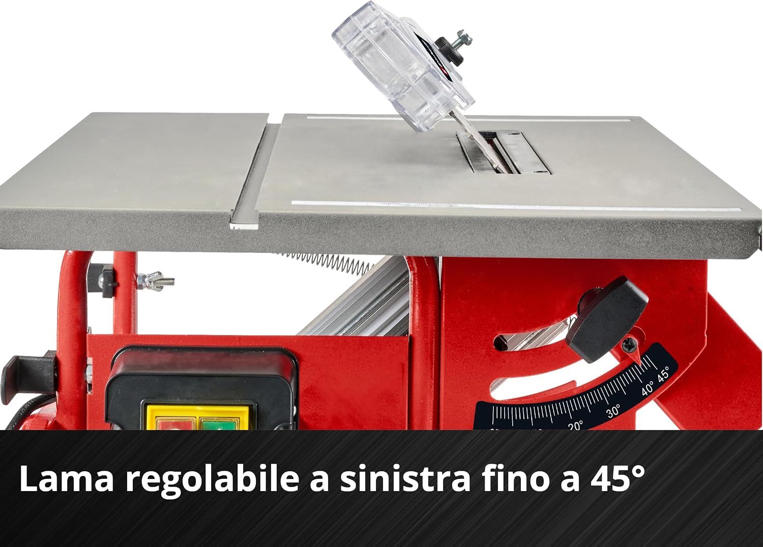 Powerful, Compact, TC-TS 8 I Circular Bench Saw – 800W, 200mm Carbide Blade, 45° Bevel Cutting