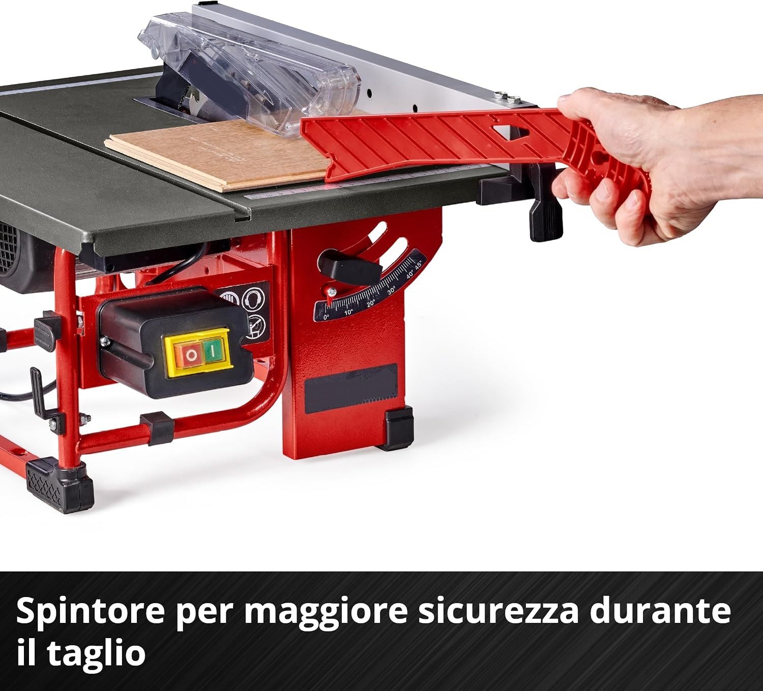 Powerful, Compact, TC-TS 8 I Circular Bench Saw – 800W, 200mm Carbide Blade, 45° Bevel Cutting