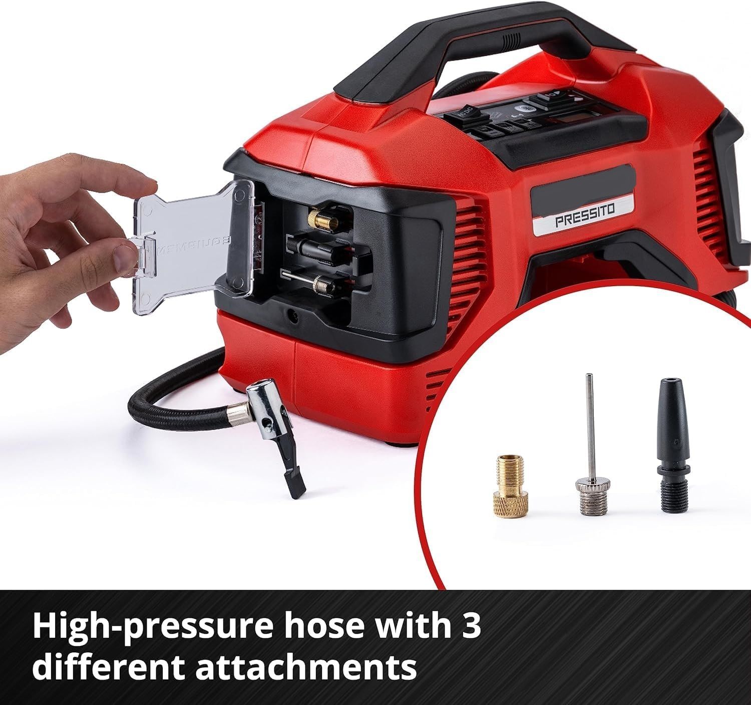 Power X-Change 18V Hybrid Air Compressor – 11 Bar Portable High-Pressure &amp; Low-Pressure Inflator
