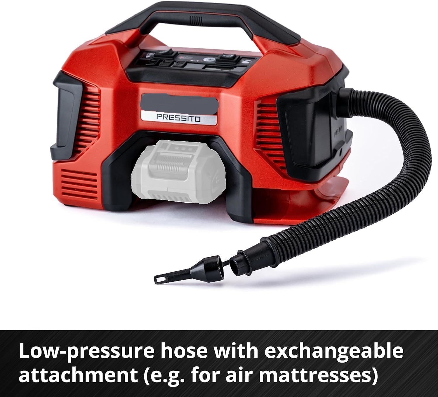 Power X-Change 18V Hybrid Air Compressor – 11 Bar Portable High-Pressure &amp; Low-Pressure Inflator