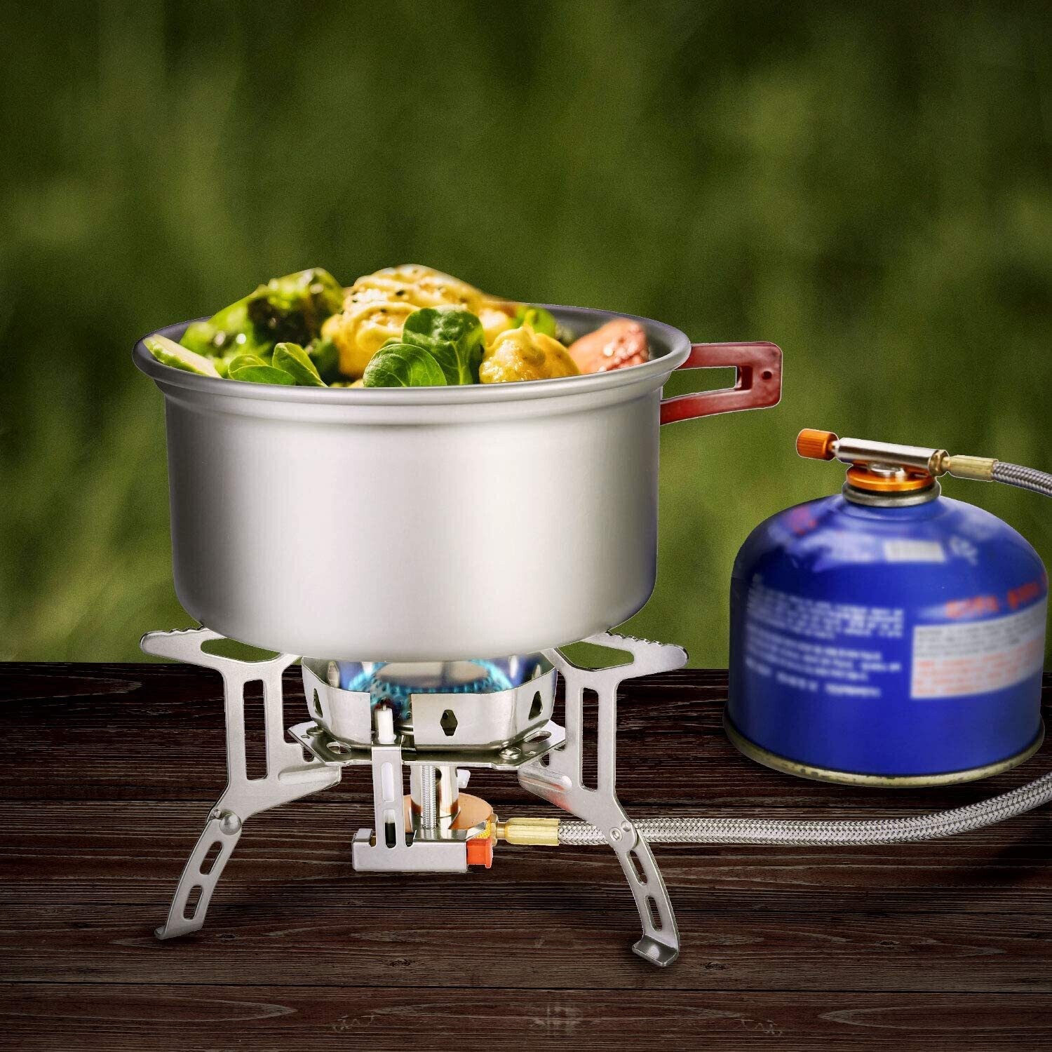 Windproof Gas Stove with Piezo Ignition