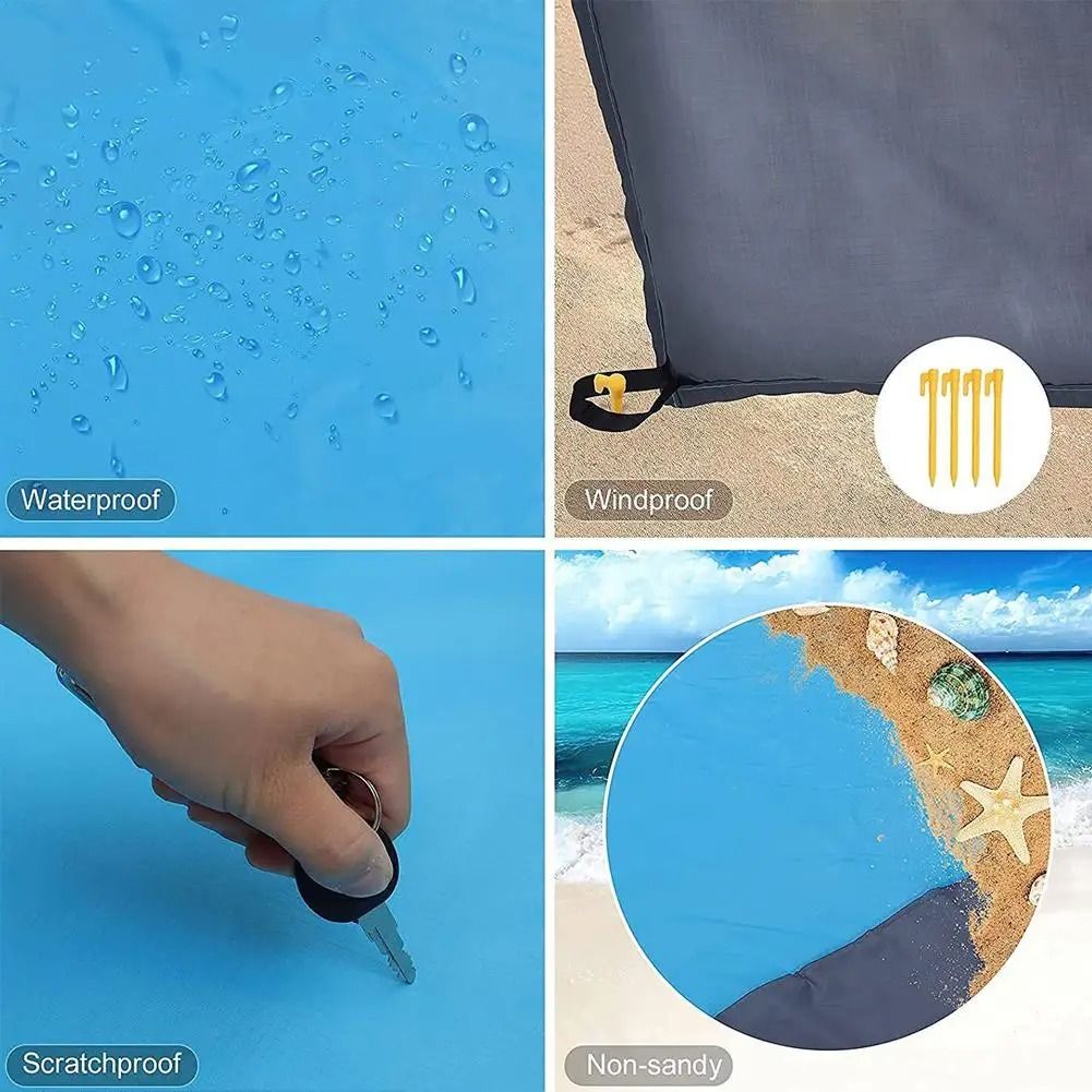 Waterproof Camping and Picnic Blanket 110 x 160 cm