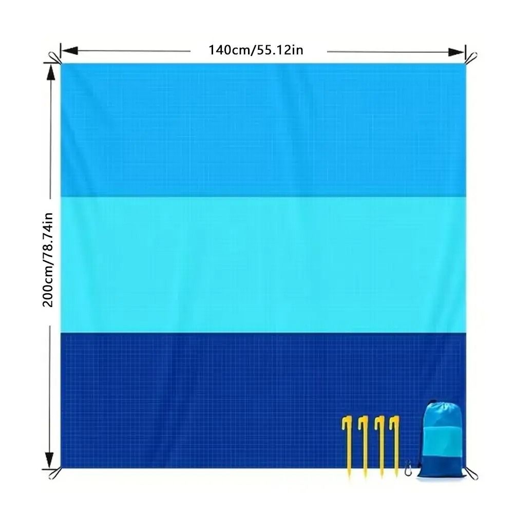 Waterproof Camping and Picnic Blanket 110 x 160 cm