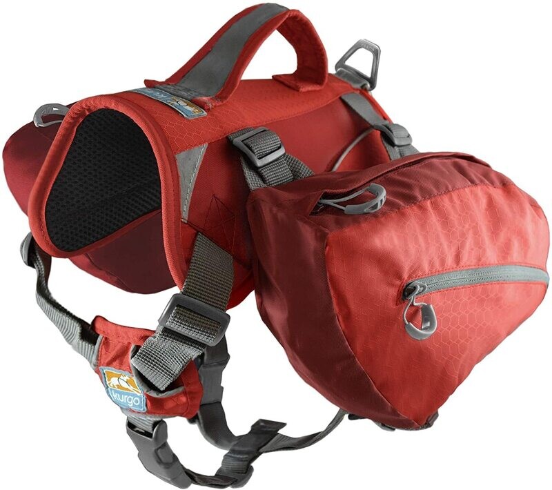 Adventure Dog Backpack Hiking Saddle Bag with Spine Support
