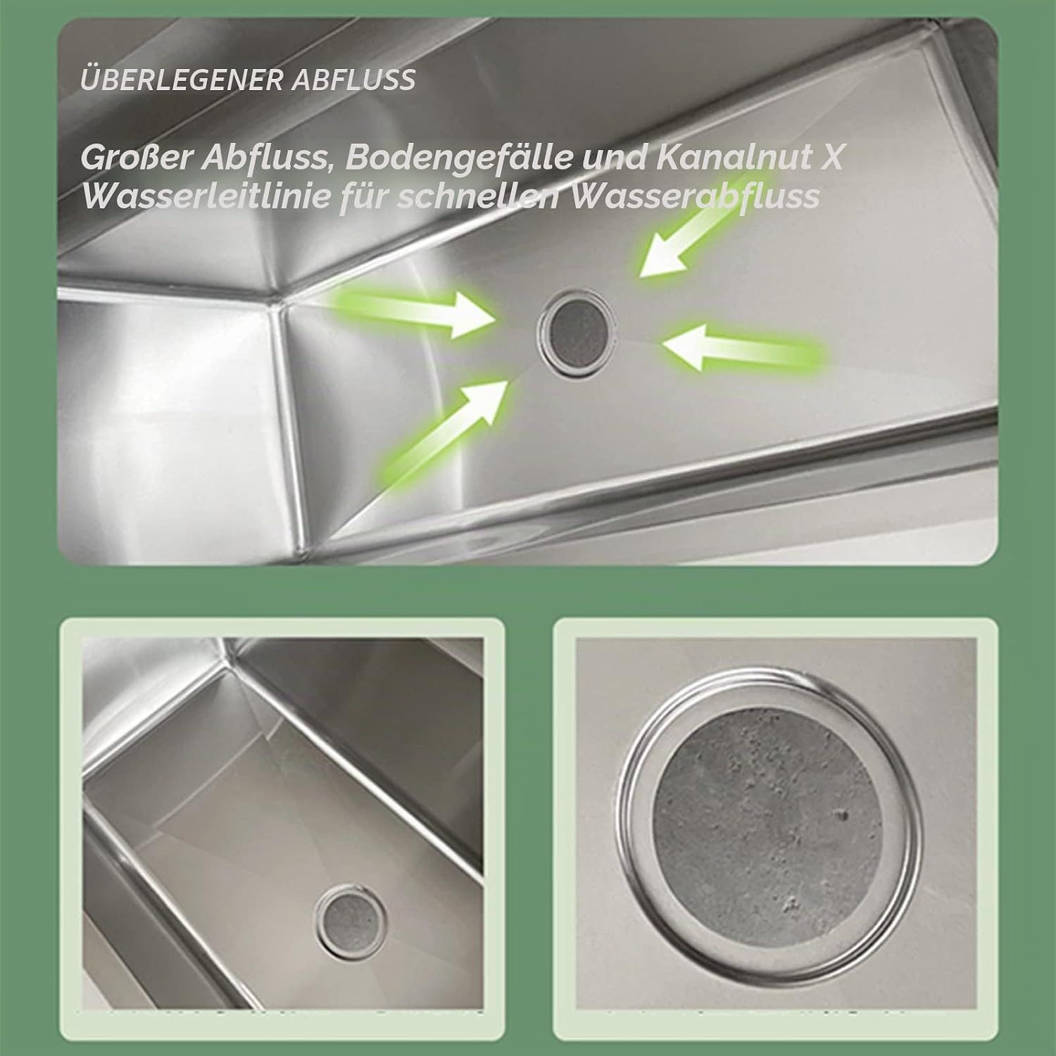 Commercial Stainless Steel Wash Basin