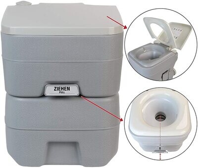 Portable camping toilet FRESH DELUXE