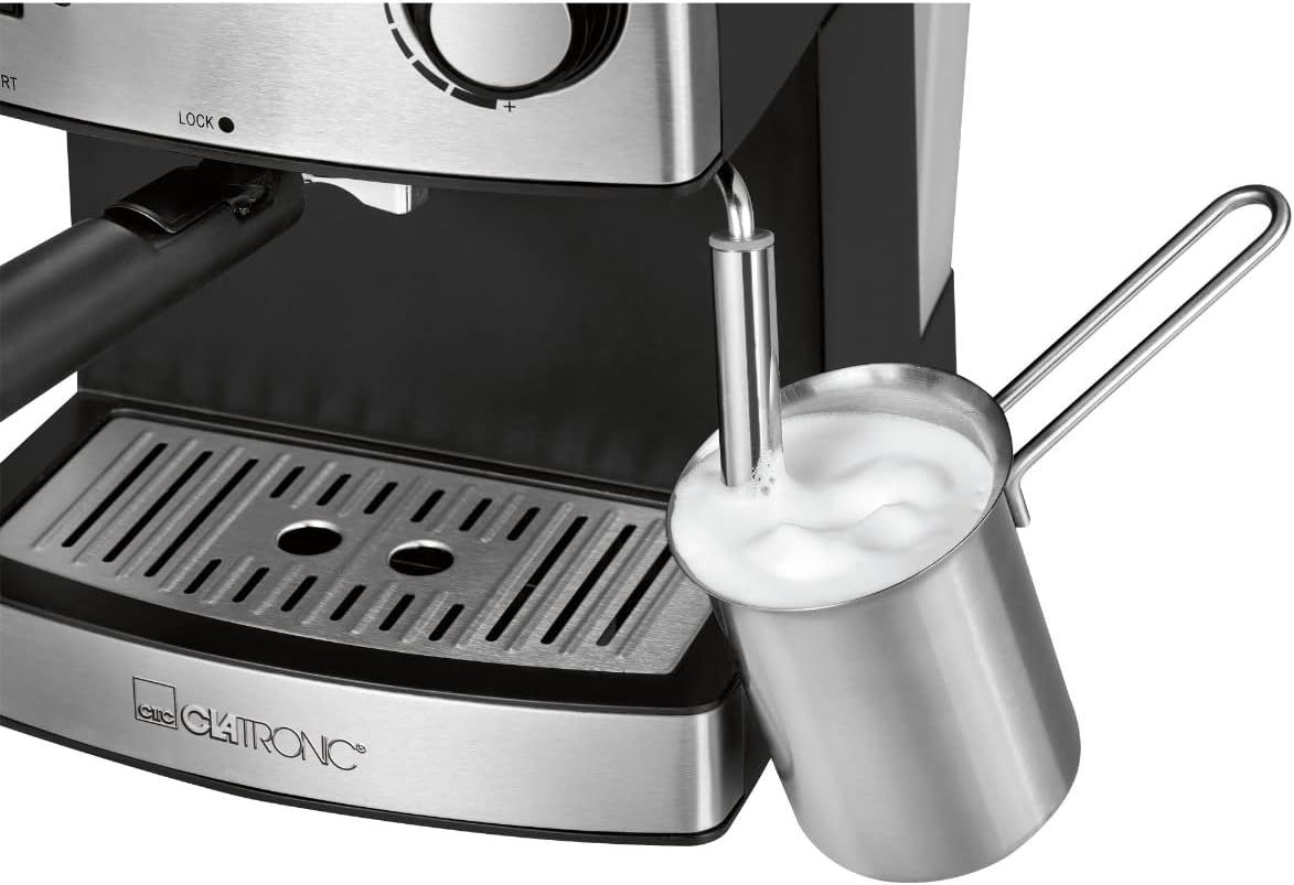 Espresso Coffee Machine 15 Bar Pump 1.6L Water Tank with Milk Frother