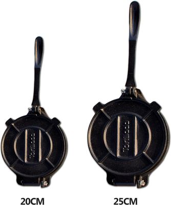Premium 8-Inch Pre-Seasoned Cast Iron Press