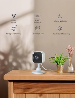 Security Camera 4 Pack Indoor 2K Night Vision
