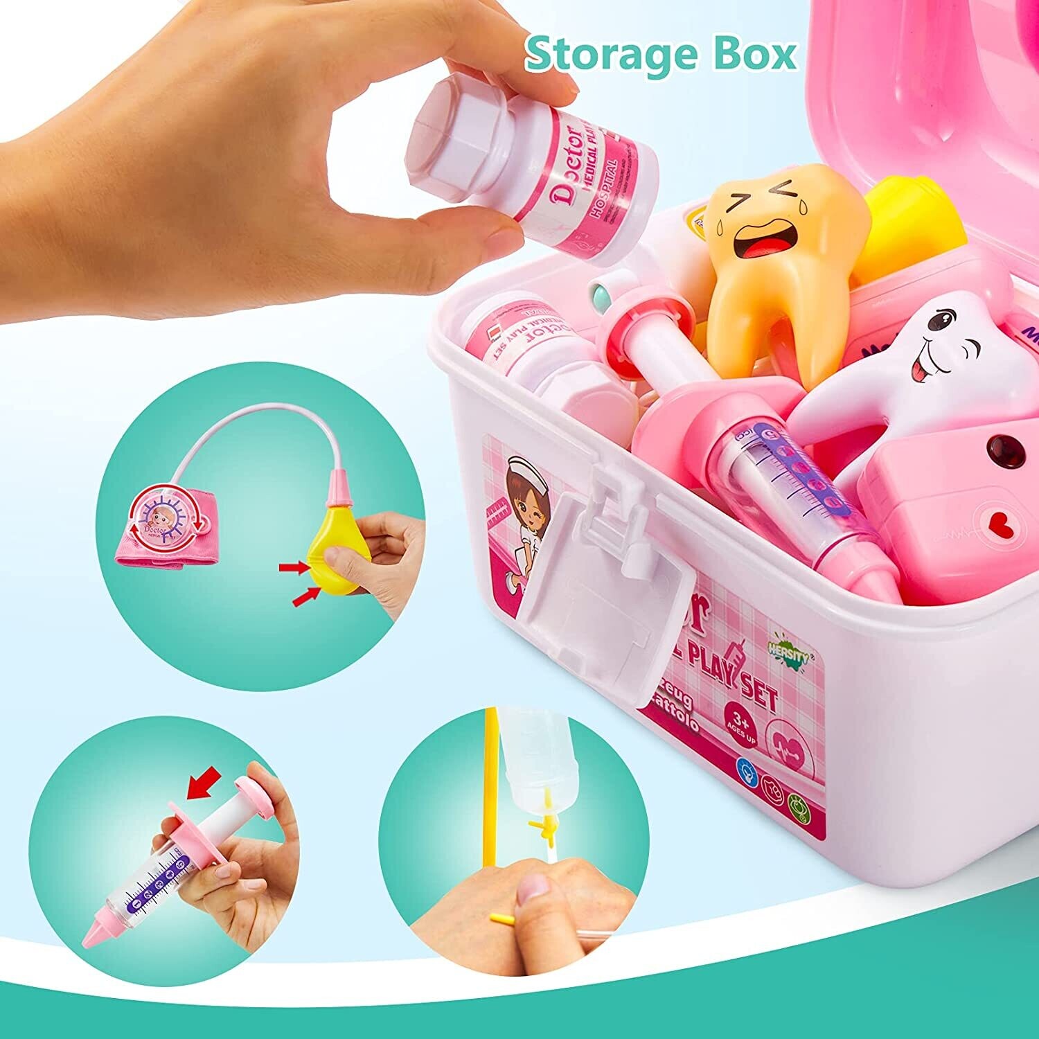 Toy Medical Playset Nurses Costume Role