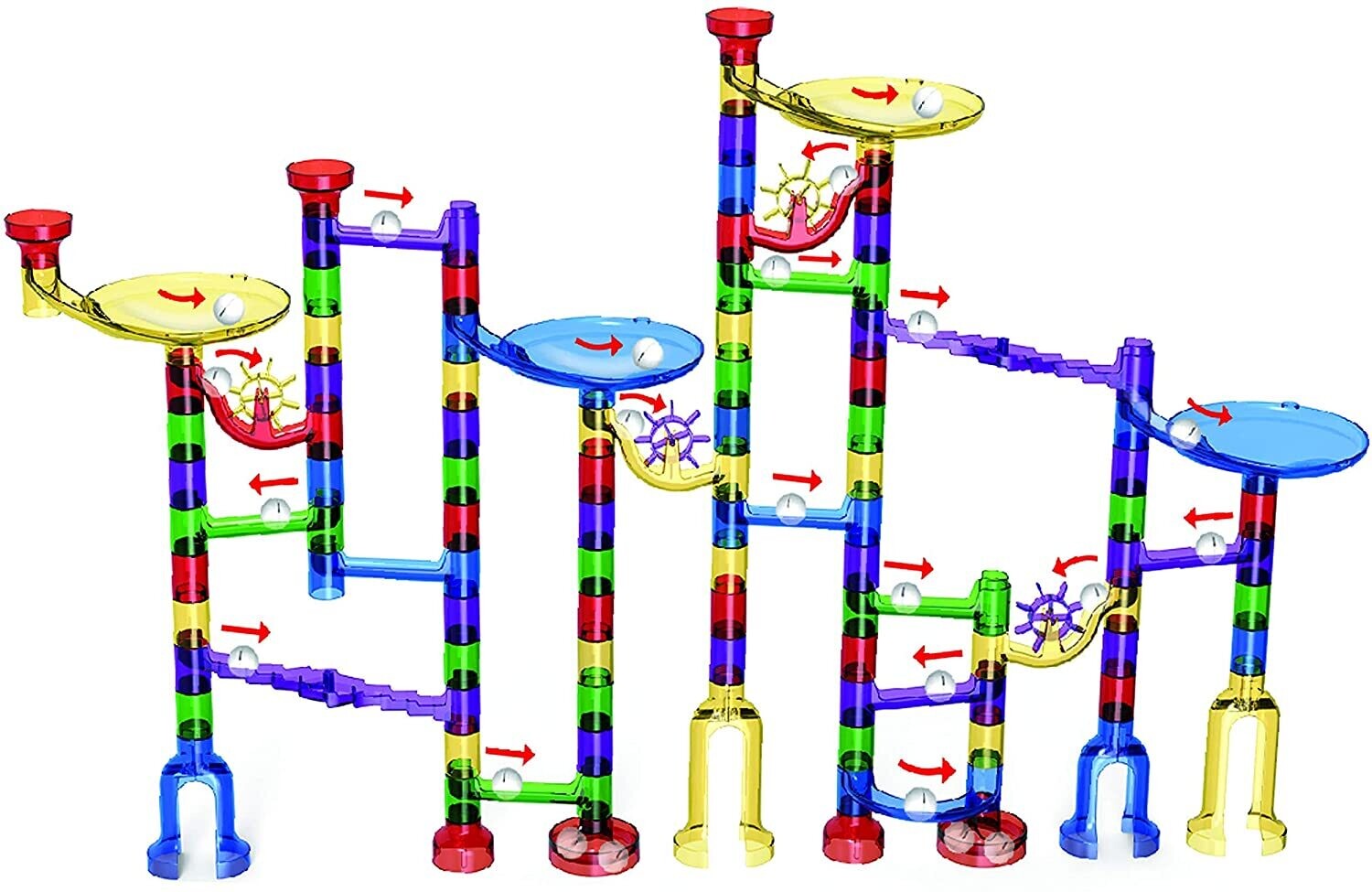 Marble Run 162 Piece Marble Mania Set with Tub