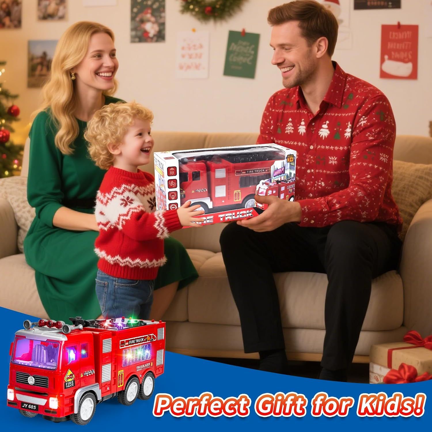 Toddler Fire Engine Truck Toy