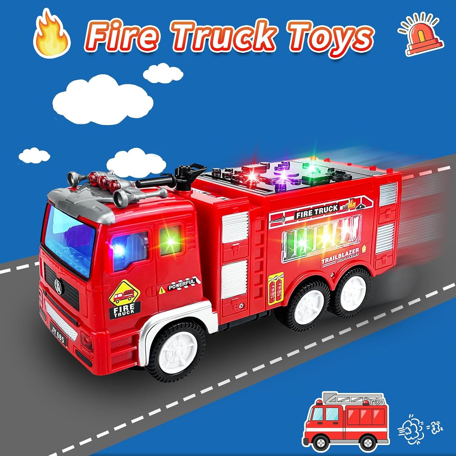 Toddler Fire Engine Truck Toy